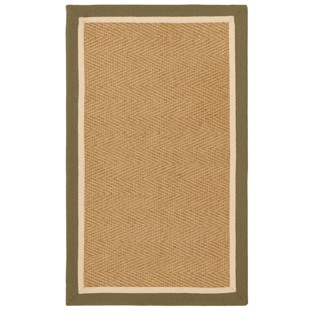 Bordo Herringbone Khaki Cream - Image 3