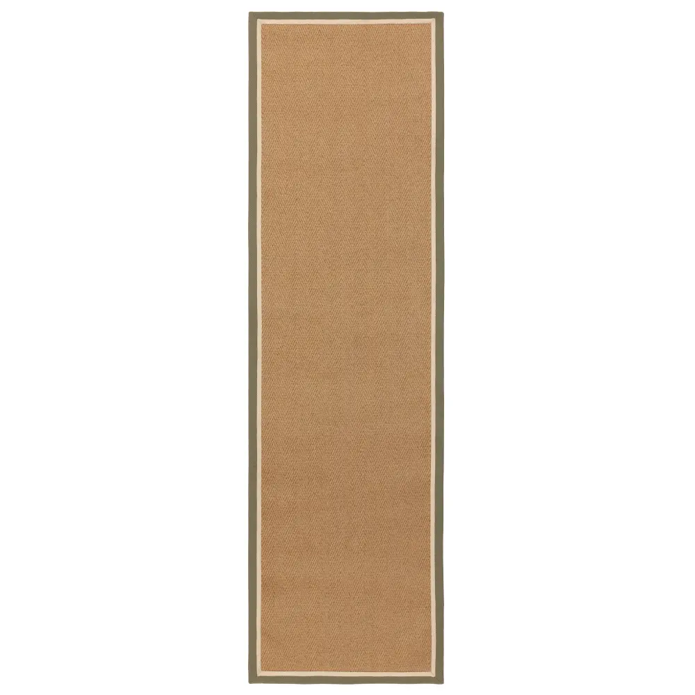Bordo Herringbone Khaki Cream - Image 4