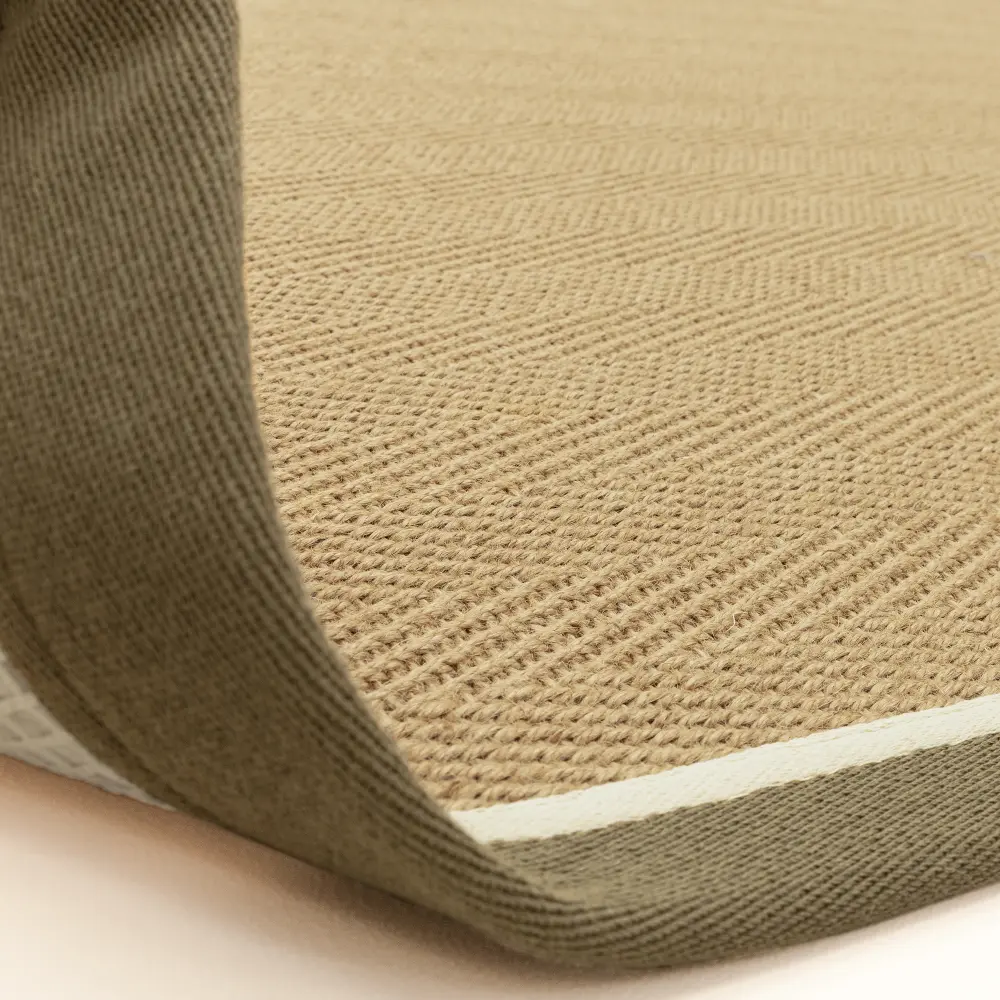 Bordo Herringbone Khaki Cream - Image 8