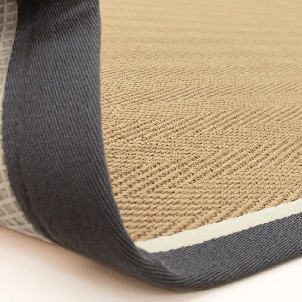 Bordo Herringbone Slate Cream - Image 2