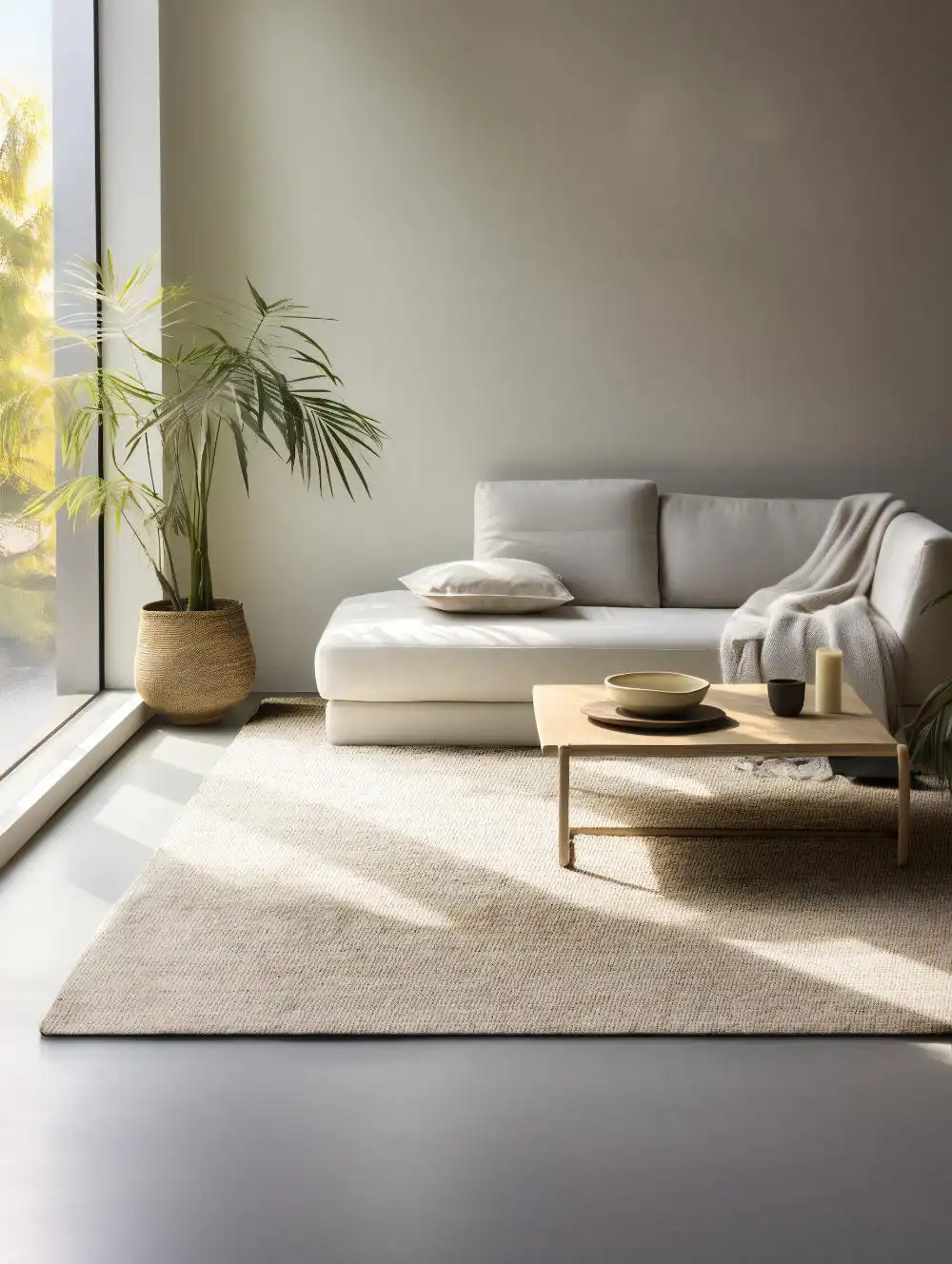Boucle 105973 Ivory White Rug