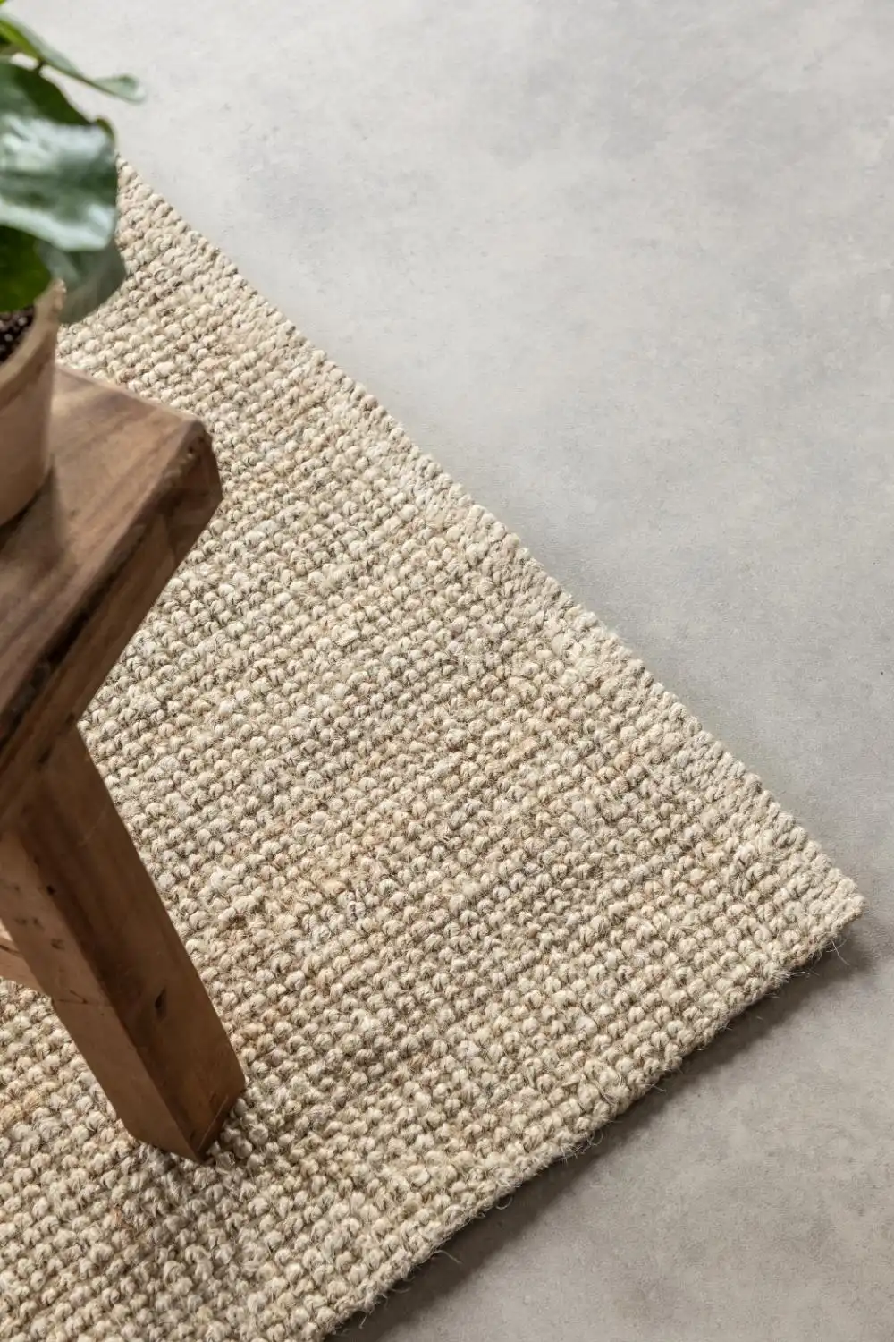 Boucle 105973 Ivory White Rug - Image 2