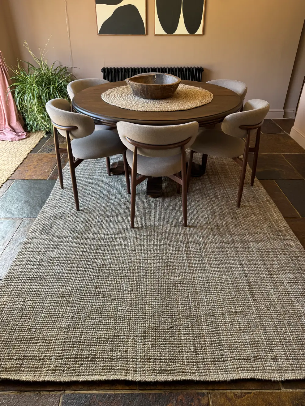 Boucle 105975 Grey Brown Rug - Image 2
