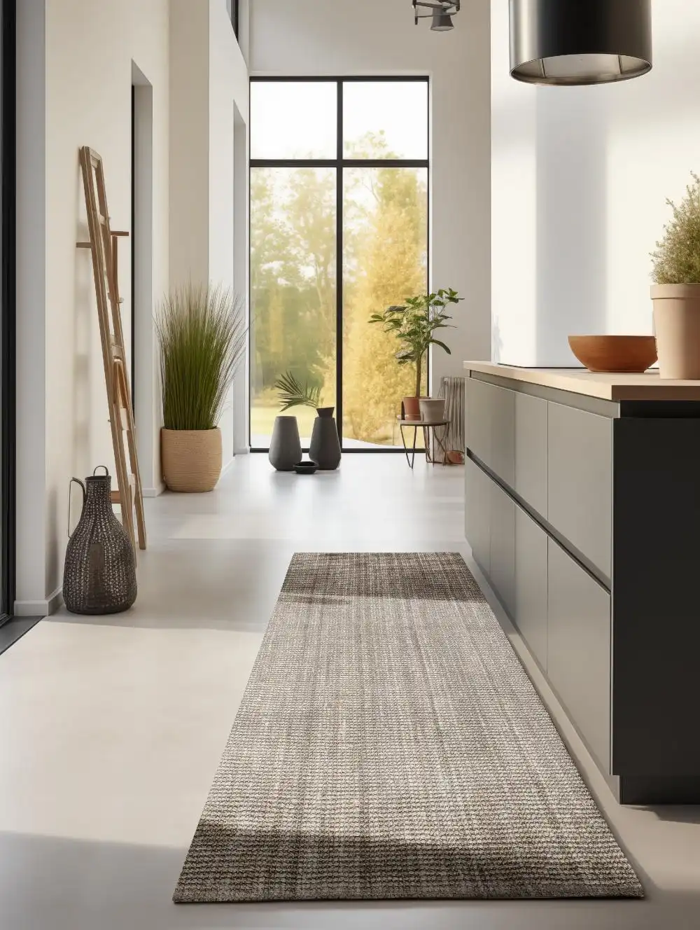 Boucle 105975 Grey Brown Rug - Image 7