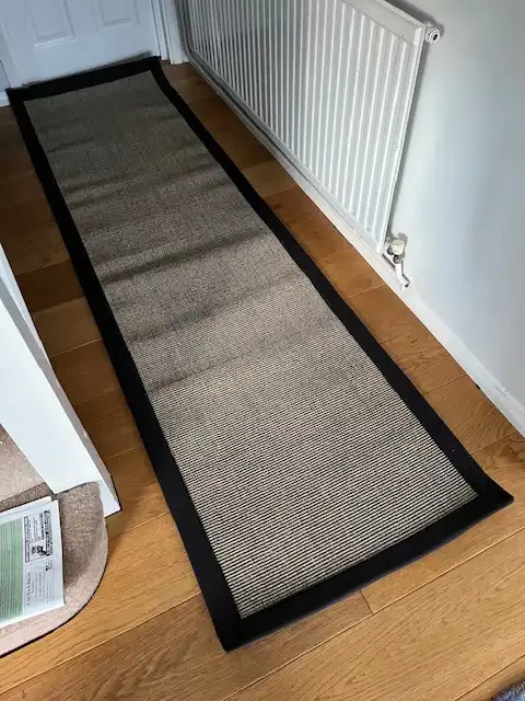 Boucle Sisal Spice with Charcoal Border Rug - Image 5