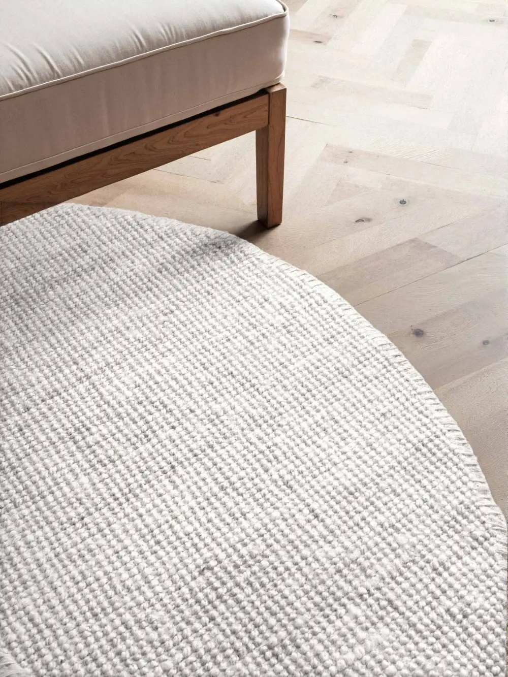 Bouclé White 106325 - Image 3