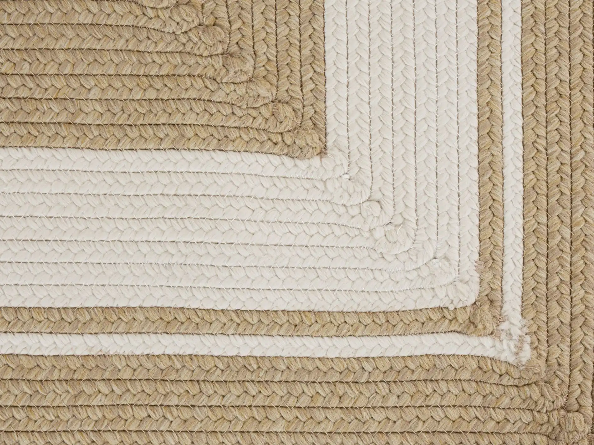 Braided 105556 Trenzado Cream Beige Rug - Image 3