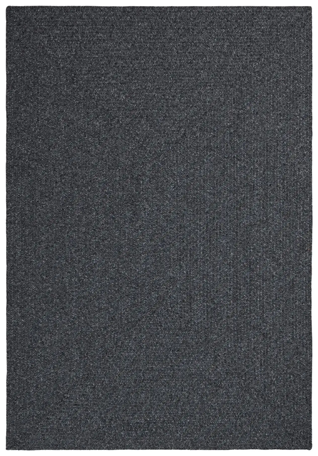 Braided 105550 Trenzado Dark Grey Rug - Image 2