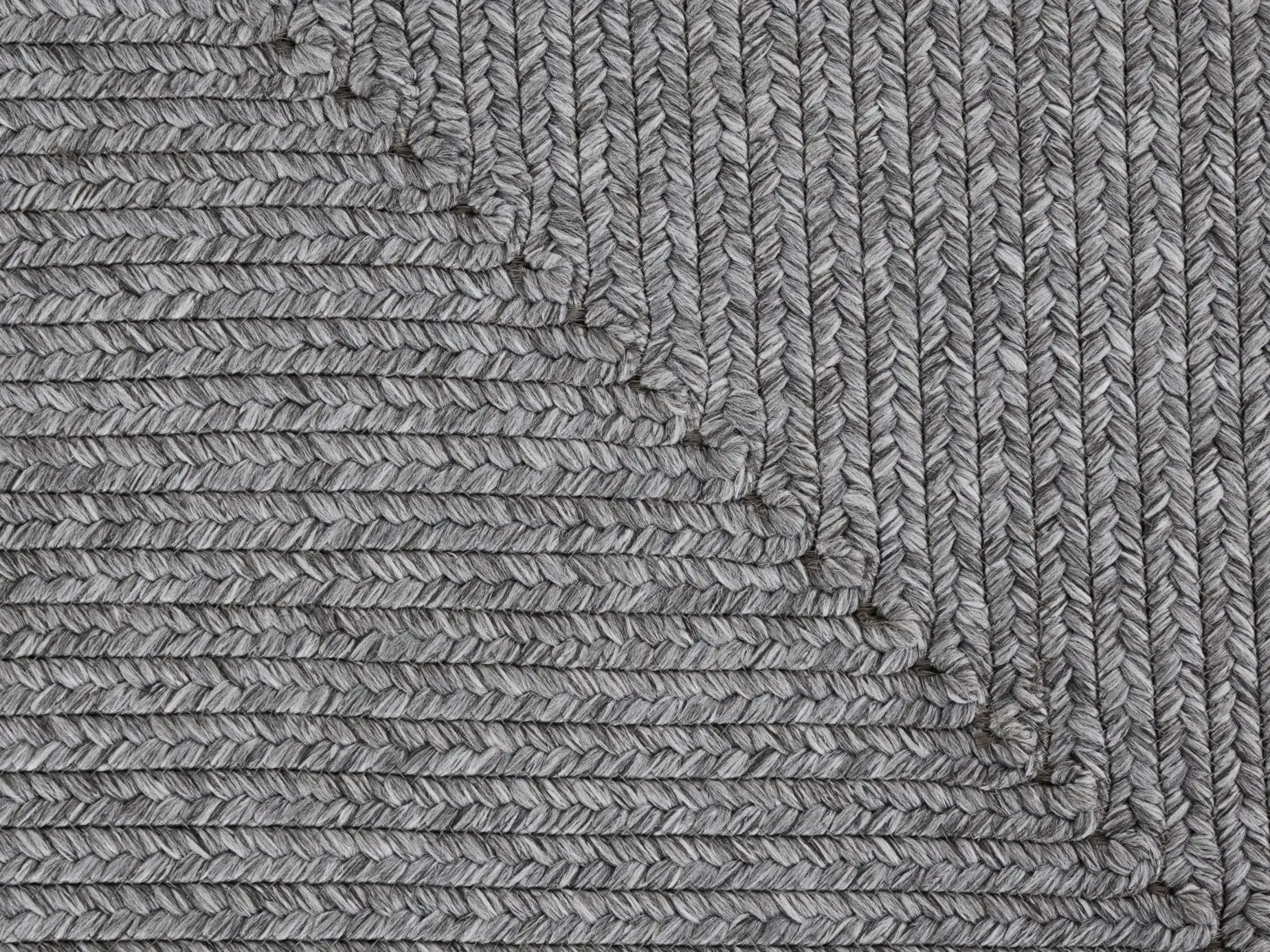 Braided 105551 Trenzado Light Grey Rug - Image 3