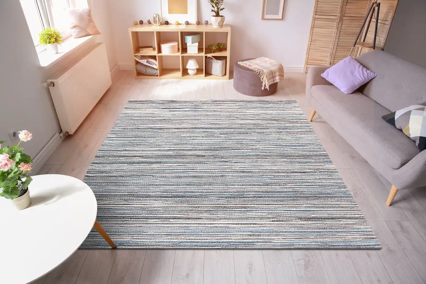 Brighton 98122 6001 Blue Ivory Rug