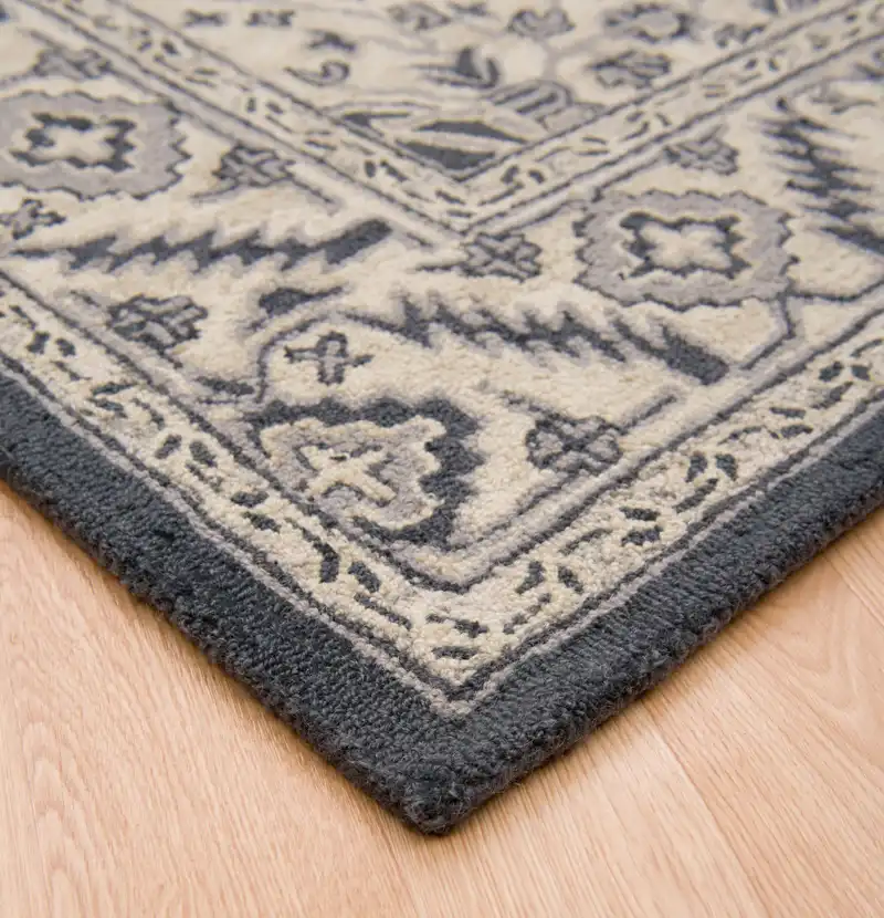 Bronte Shadow Charcoal Beige Rug - Image 3