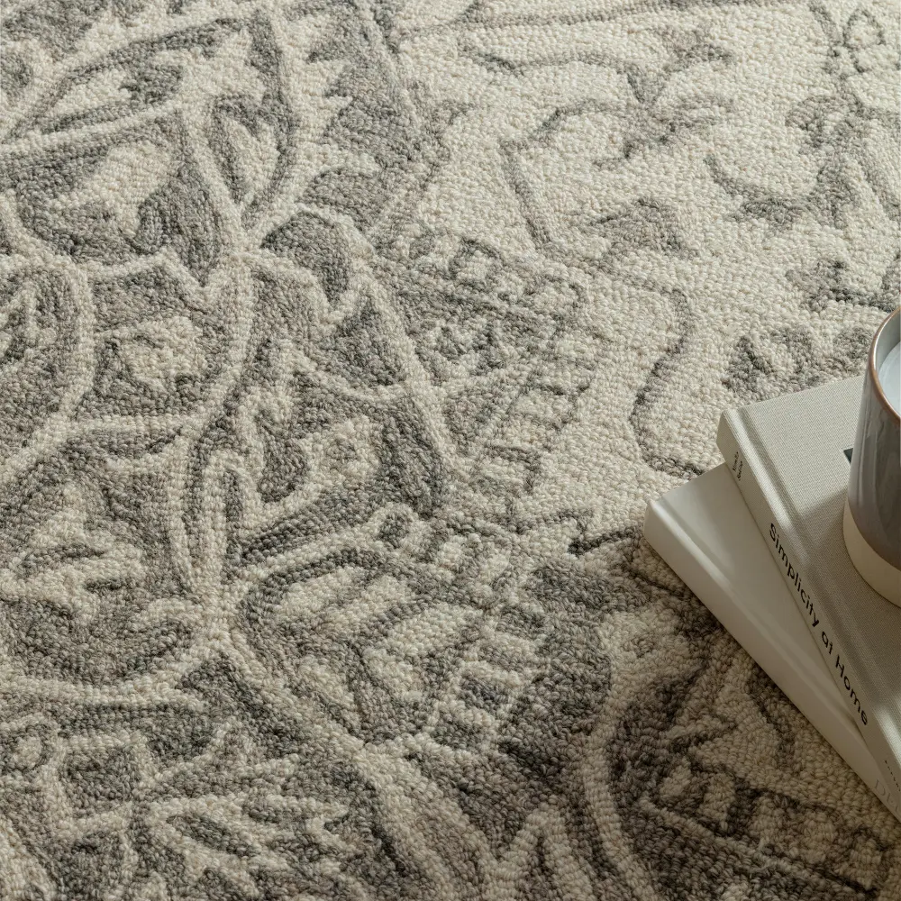 Bronte Smoke Cream Rug - Image 2