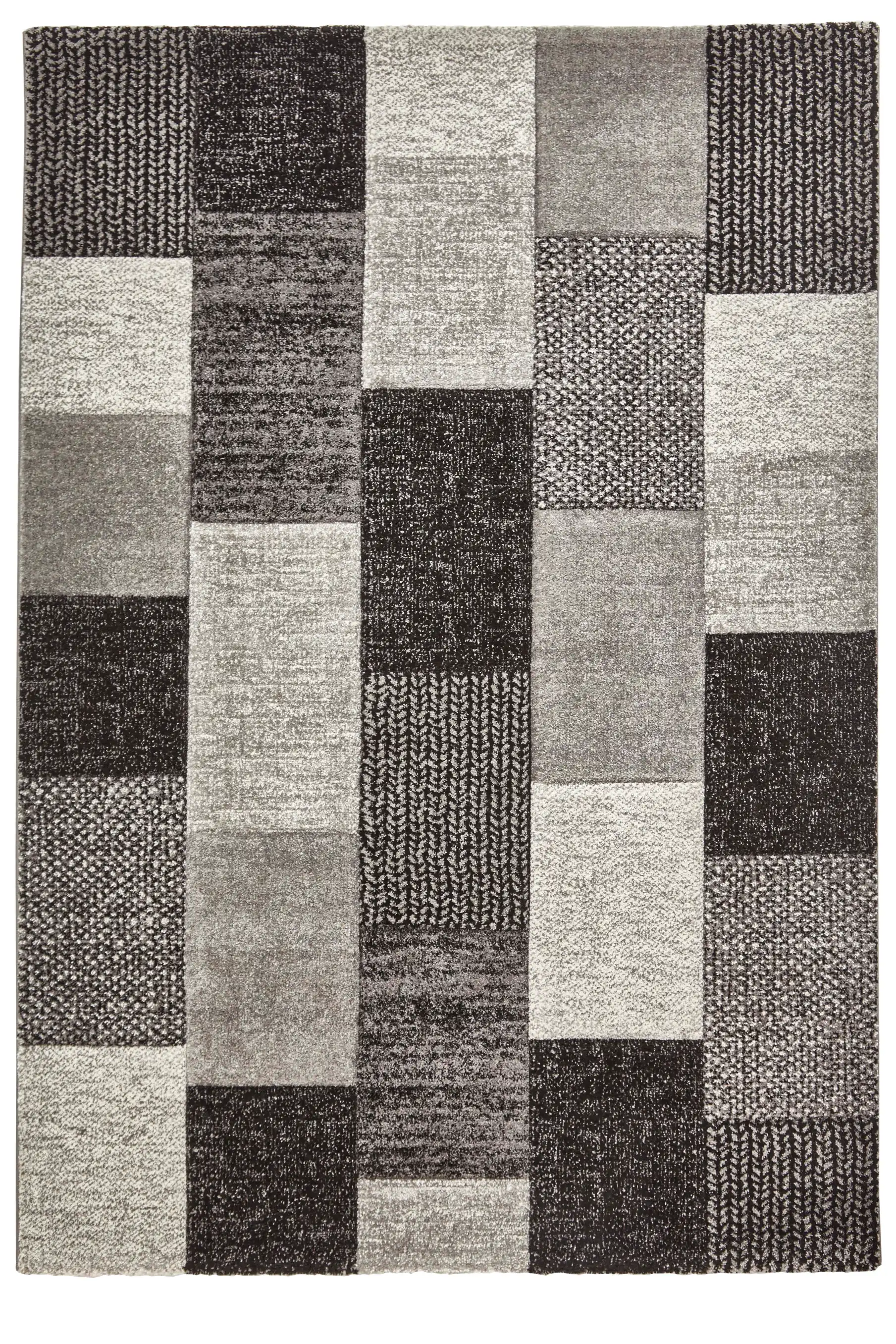 Brooklyn 21830 Grey Black Rug - Image 3