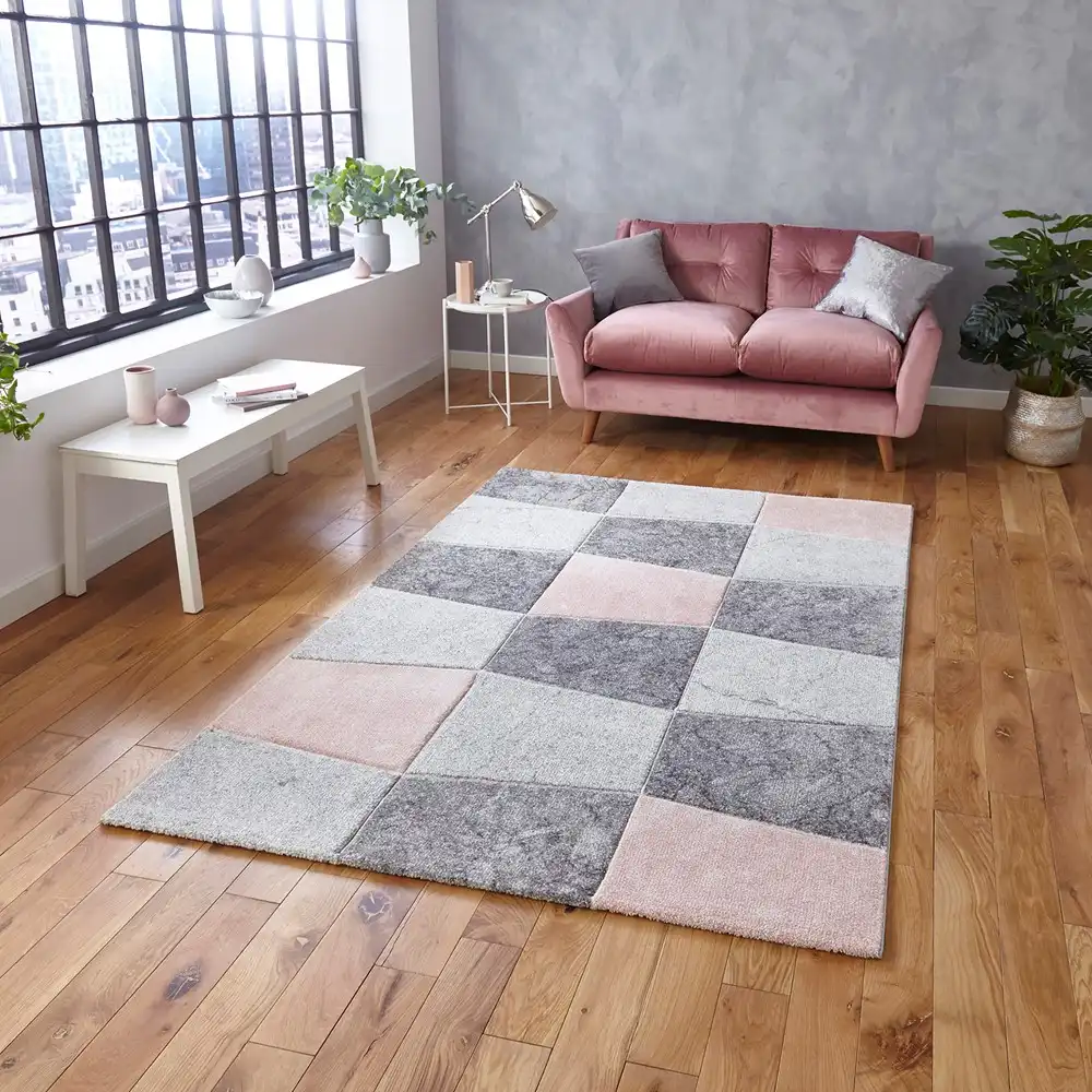 Brooklyn 22192 Grey Rose Rug