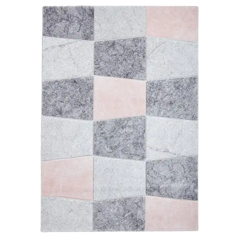 Brooklyn 22192 Grey Rose Rug - Image 3