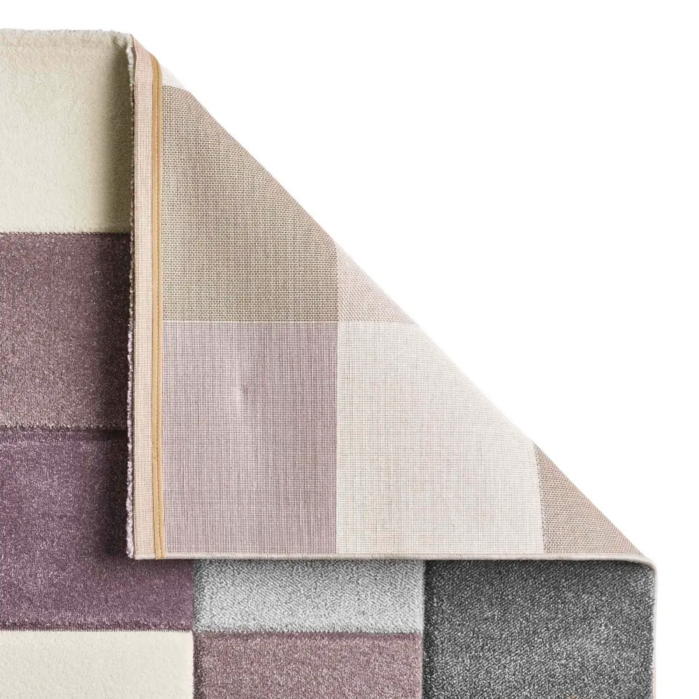 Brooklyn 646 Grey Purple Rug - Image 3