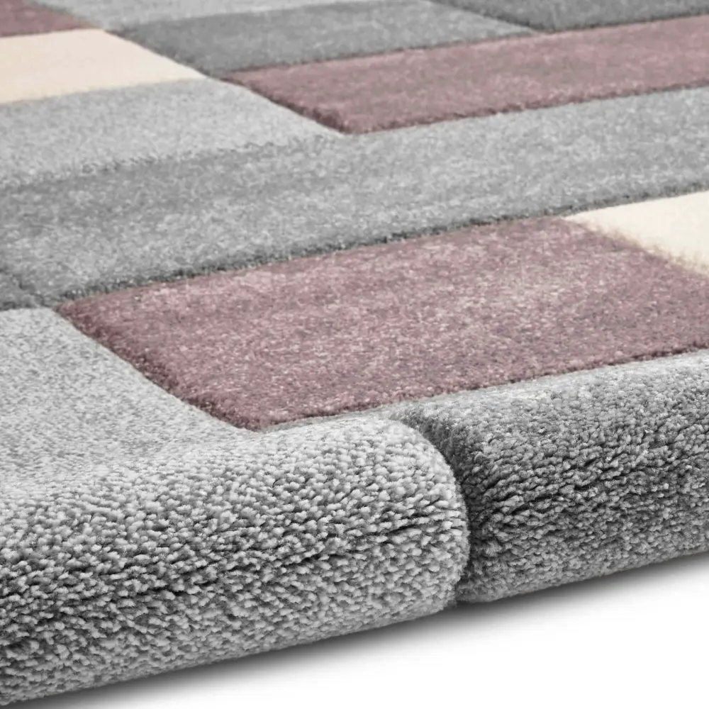 Brooklyn 646 Grey Purple Rug - Image 7
