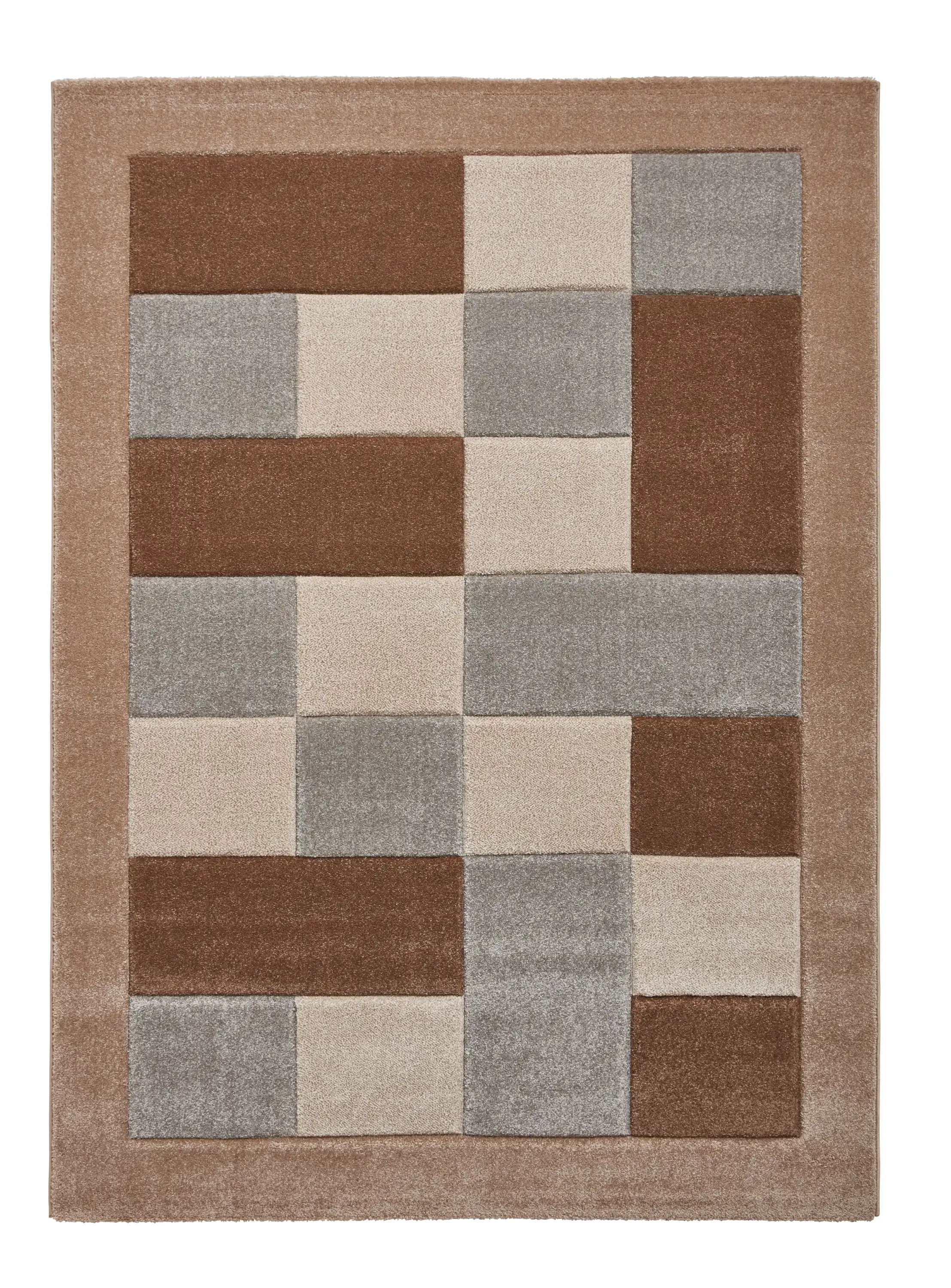 Brooklyn BRK04 Beige Grey Rug - Image 2
