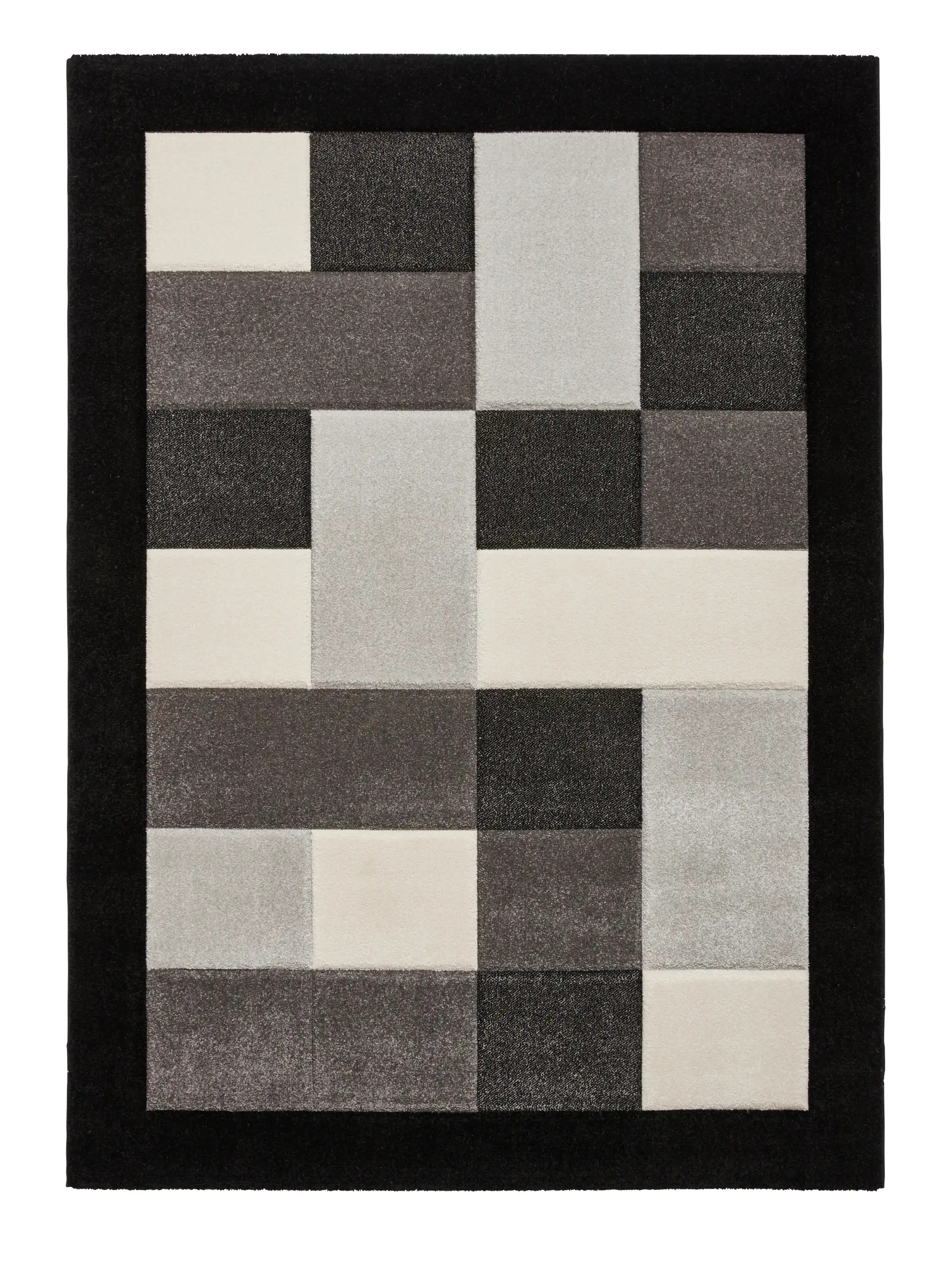Brooklyn BRK04 Black Grey Rug - Image 2