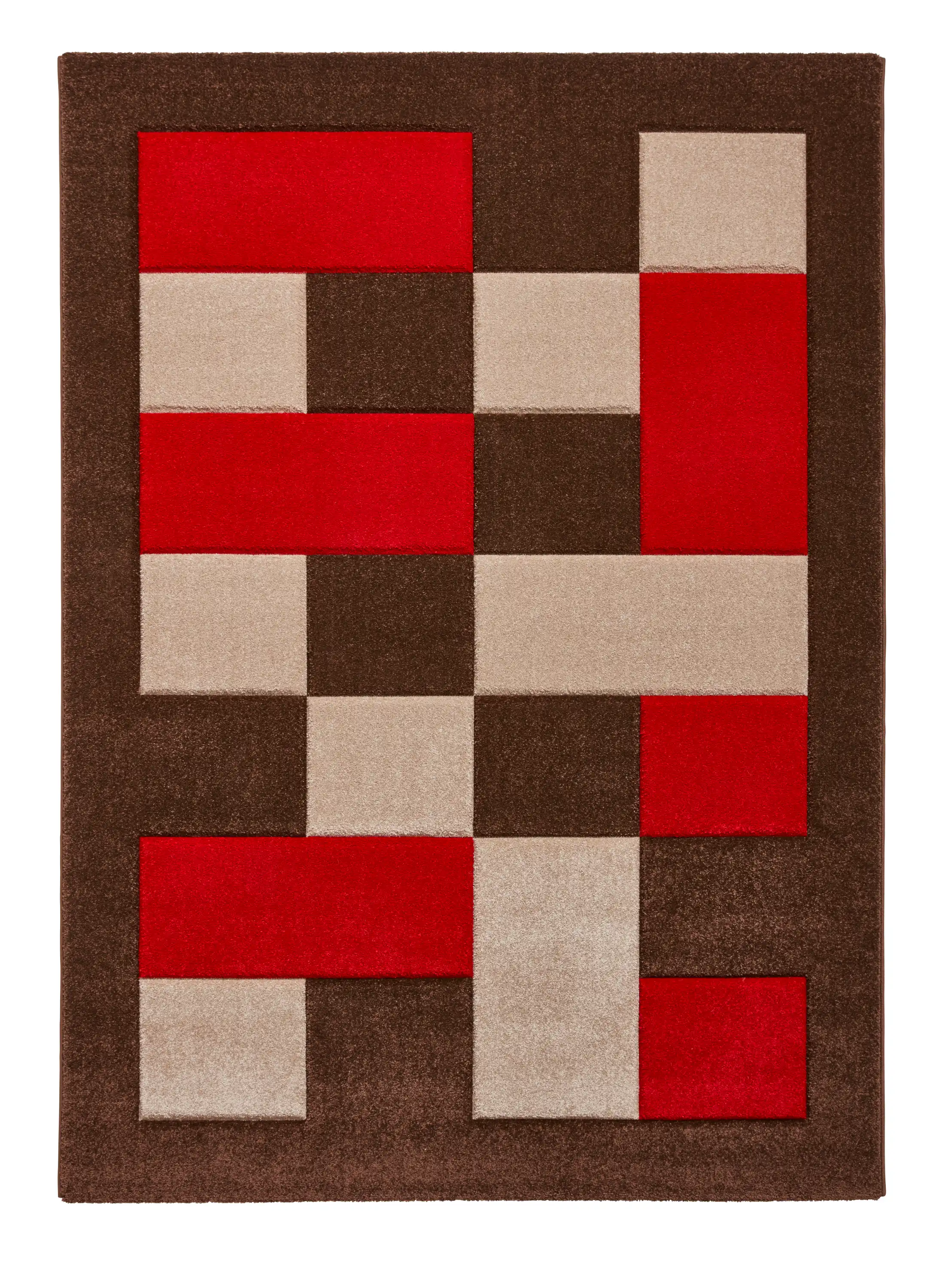 Brooklyn BRK04 Brown Red Rug - Image 2