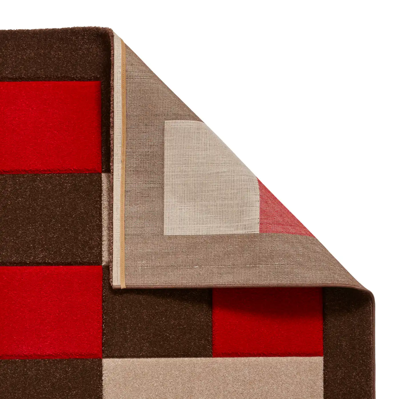 Brooklyn BRK04 Brown Red Rug - Image 3