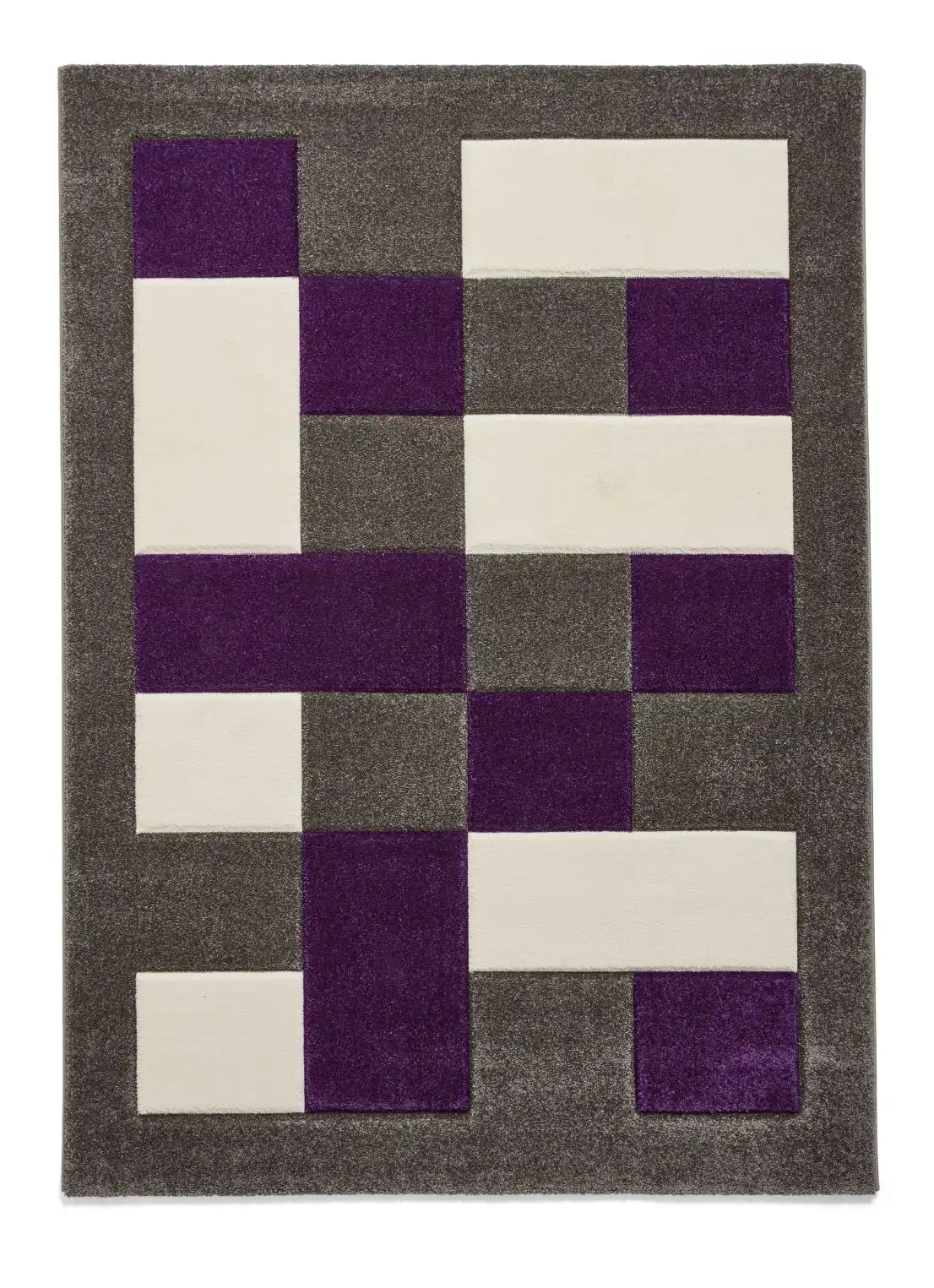 Brooklyn BRK04 Grey Purple Rug - Image 3
