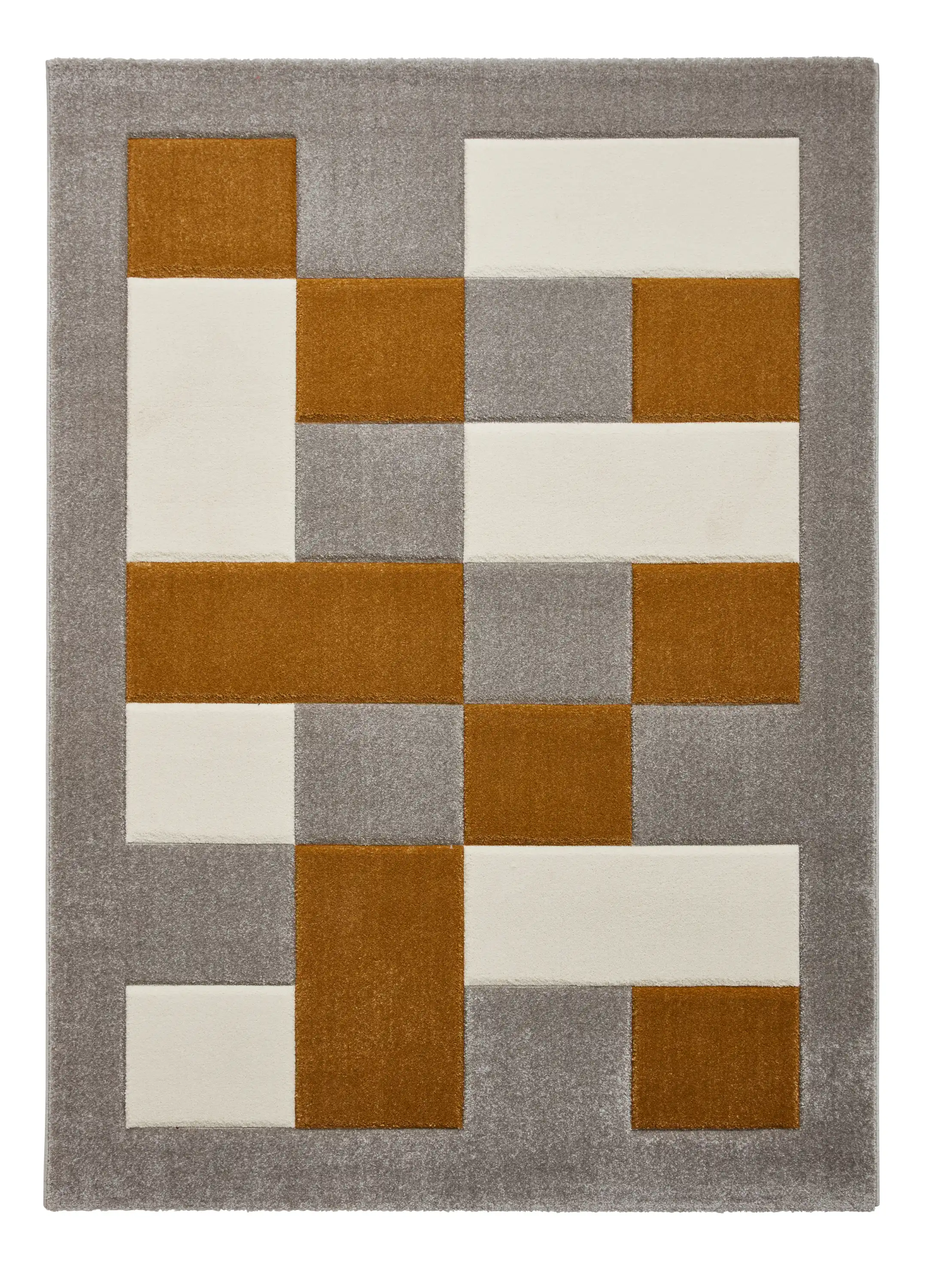 Brooklyn BRK04 Grey Yellow Rug - Image 2