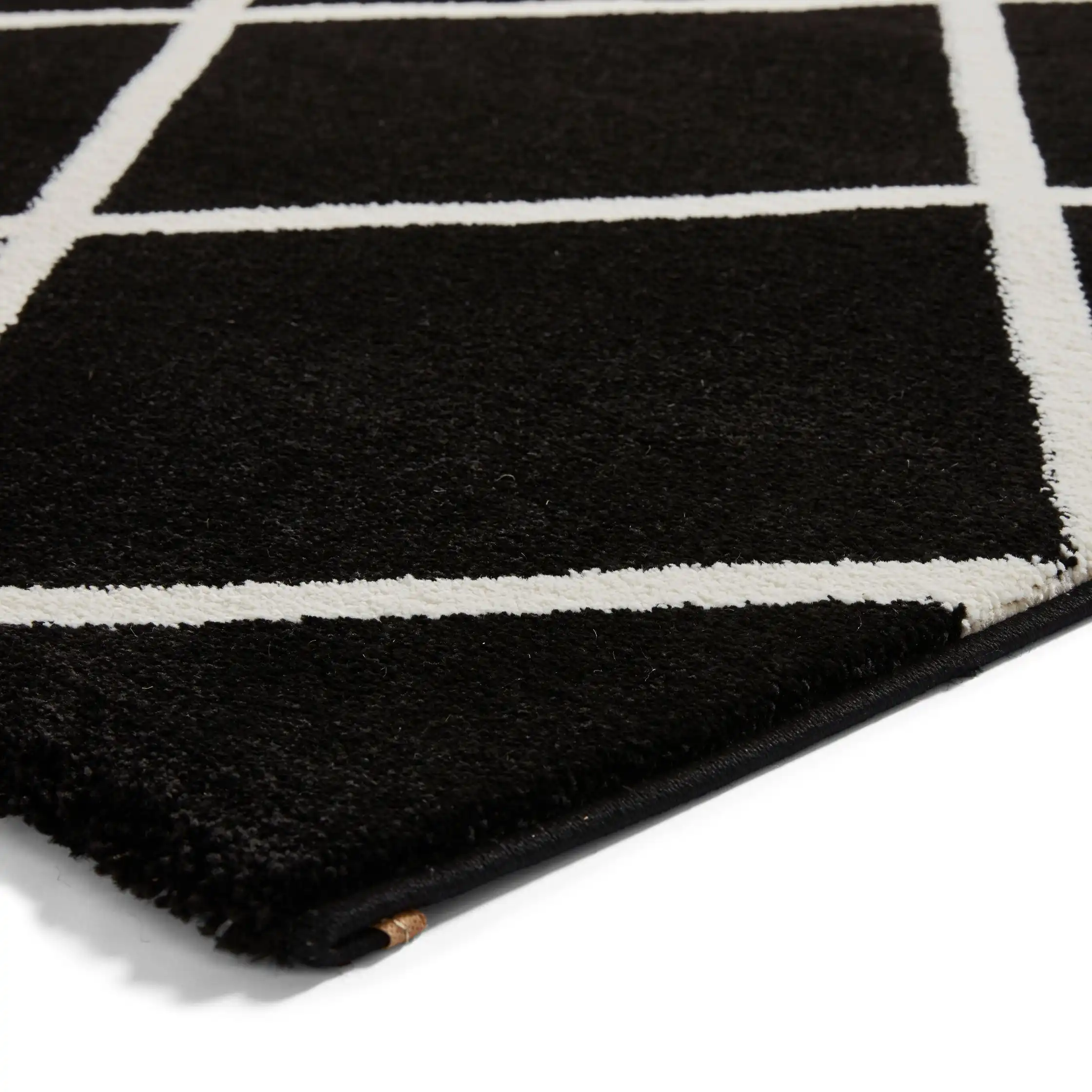 Brooklyn BRK35 Black White Rug - Image 3