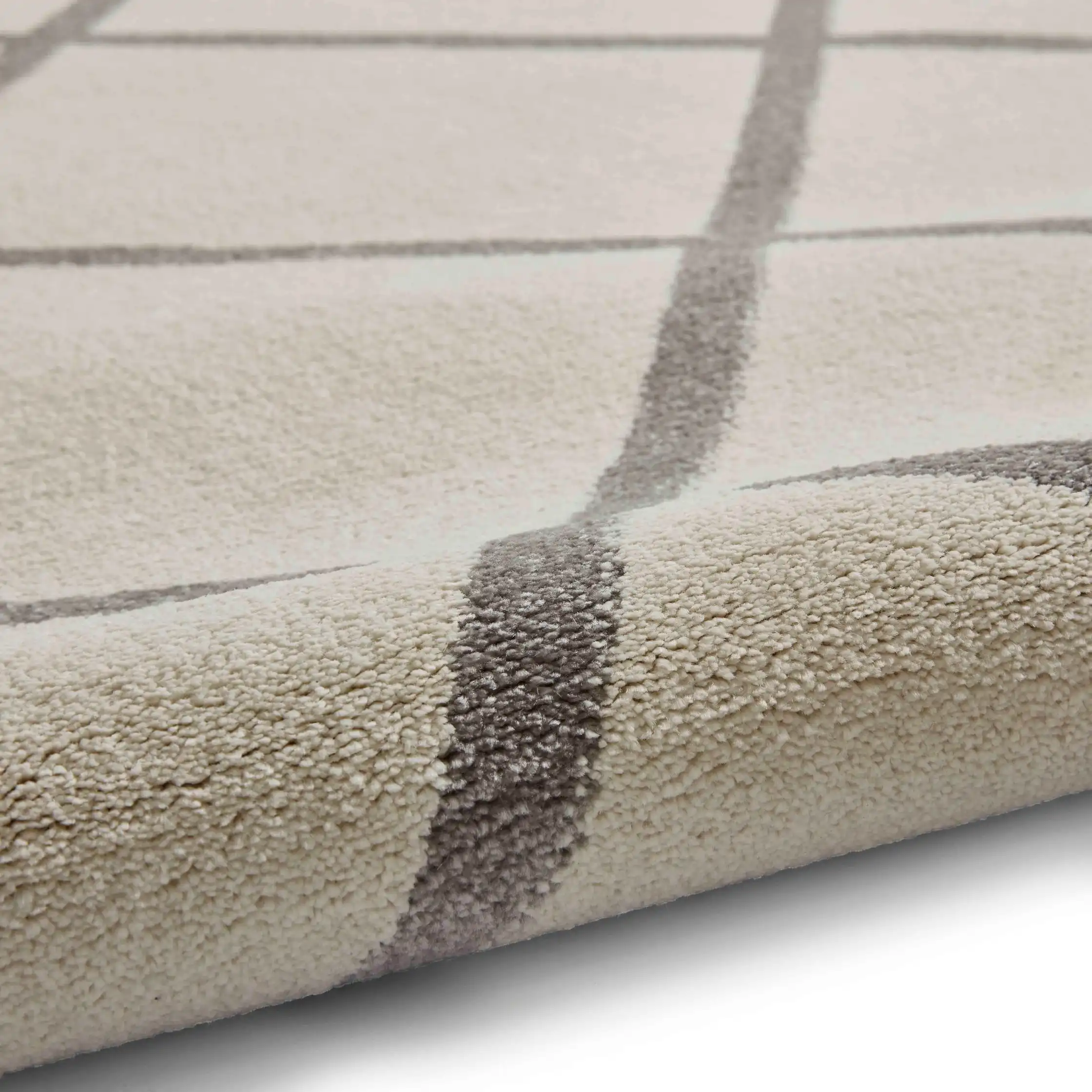 Brooklyn BRK35 Cream Grey Rug - Image 3