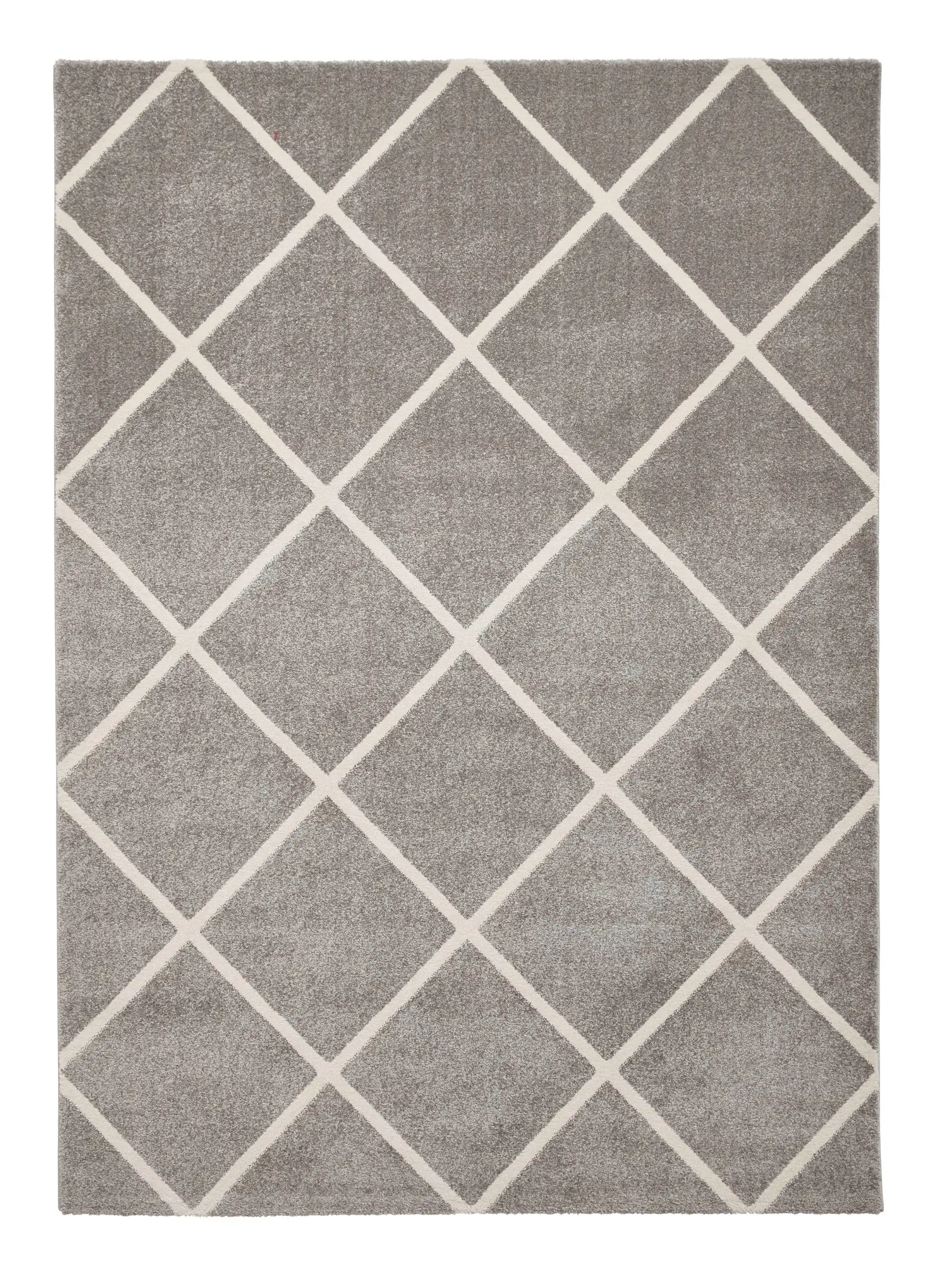 Brooklyn BRK35 Grey Cream Rug - Image 2