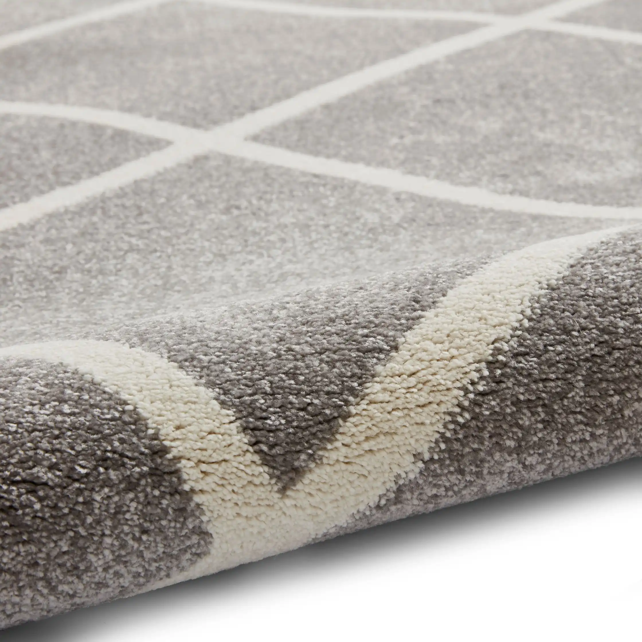 Brooklyn BRK35 Grey Cream Rug - Image 4