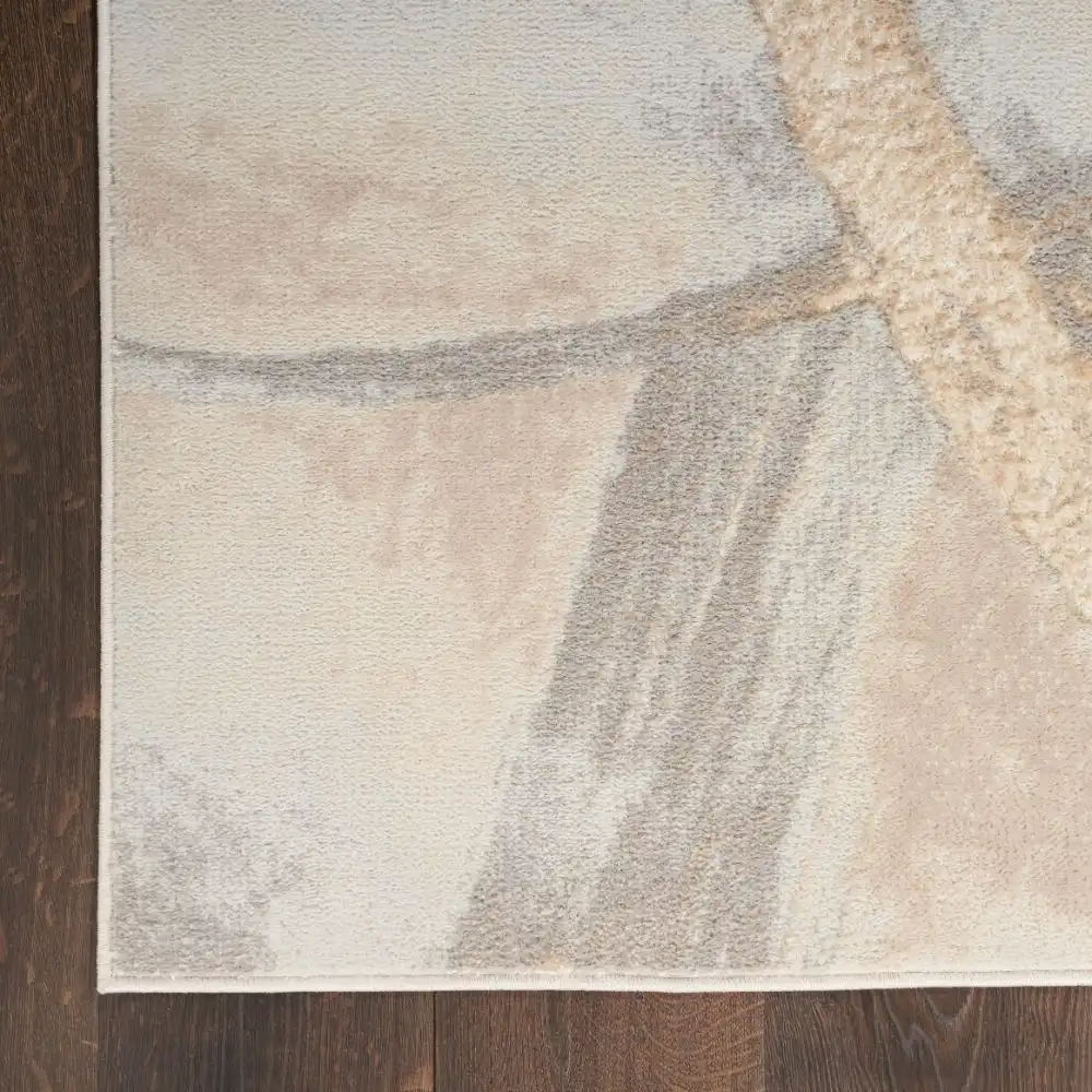 Brushstrokes BSK01 Beige Grey Rug - Image 8