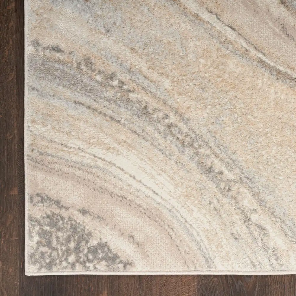 Brushstrokes BSK03 Cream Grey Rug - Image 5