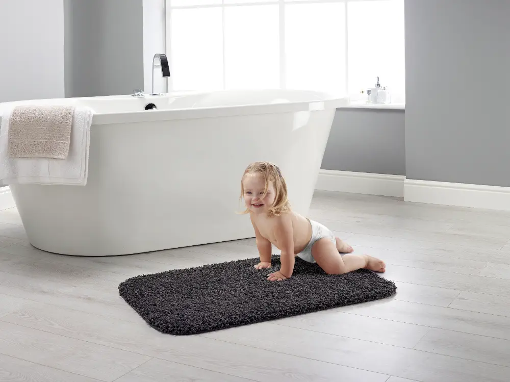 Buddy Bath Mat Charcoal - Image 4