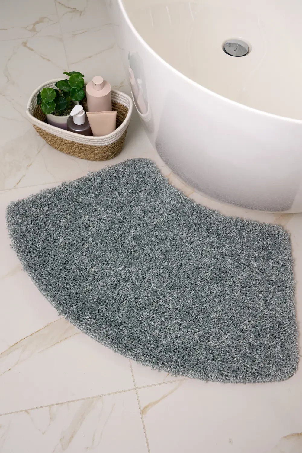 Buddy Bath Mat Fleck Blue - Image 4