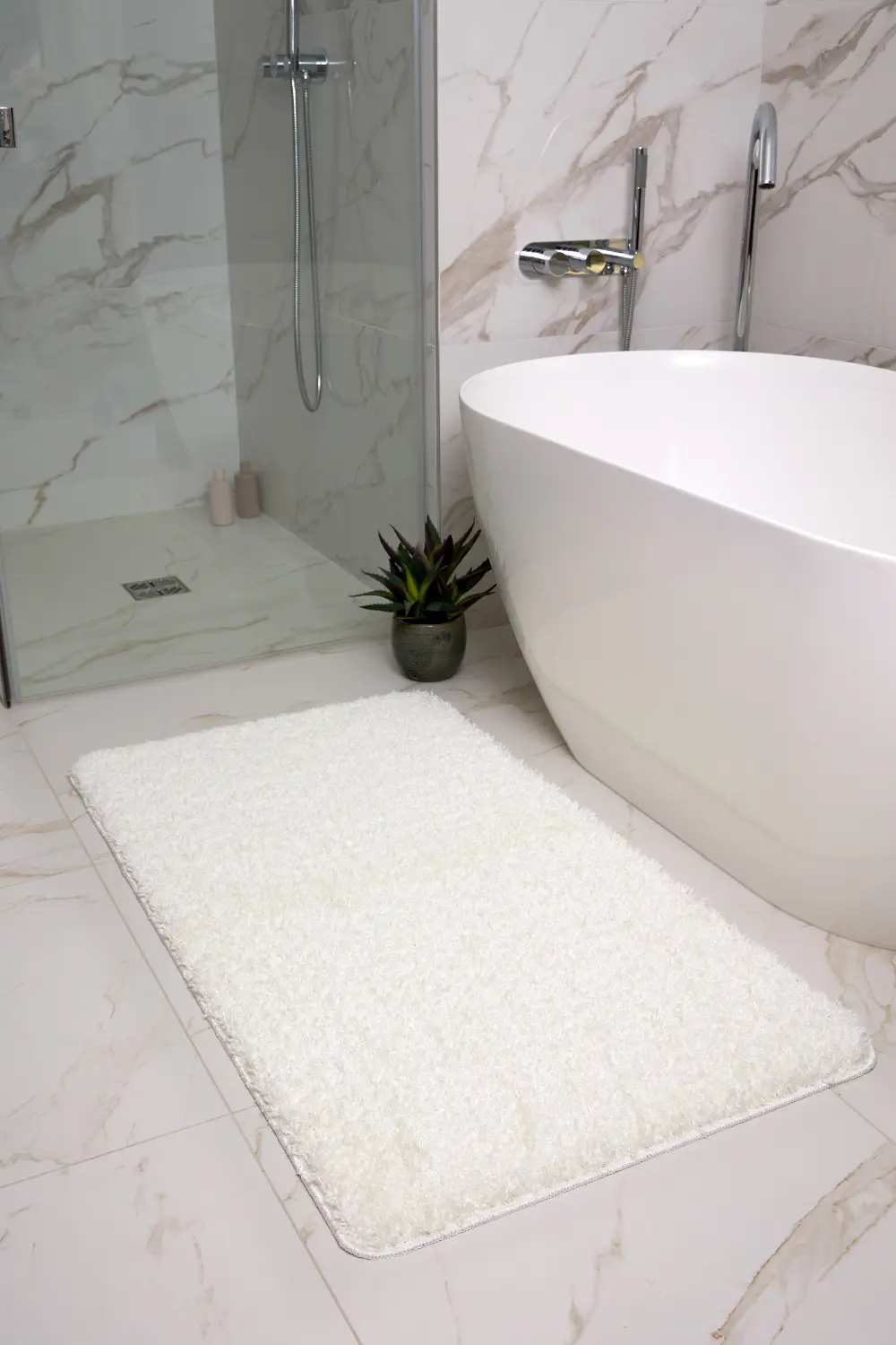 Buddy Bath Mat Ivory
