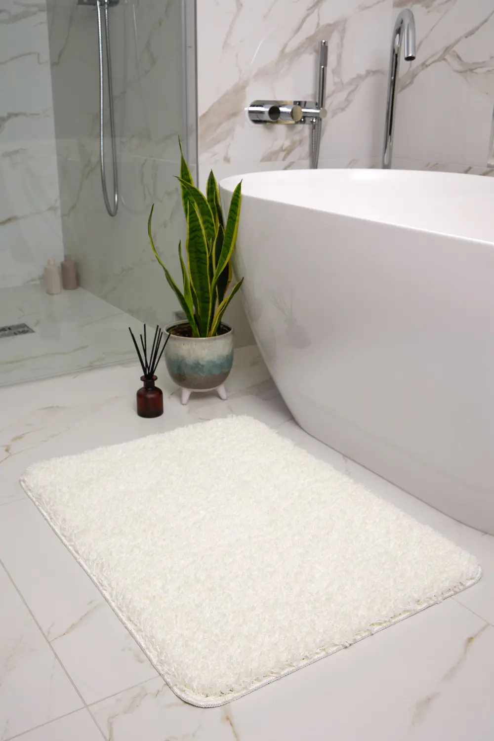 Buddy Bath Mat Ivory - Image 3