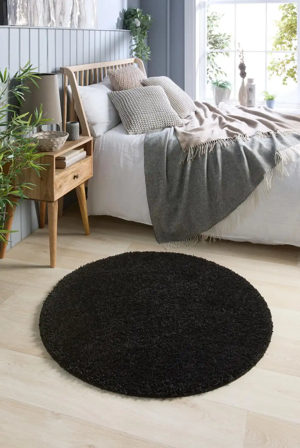 Buddy Washable Black Rug - Image 5