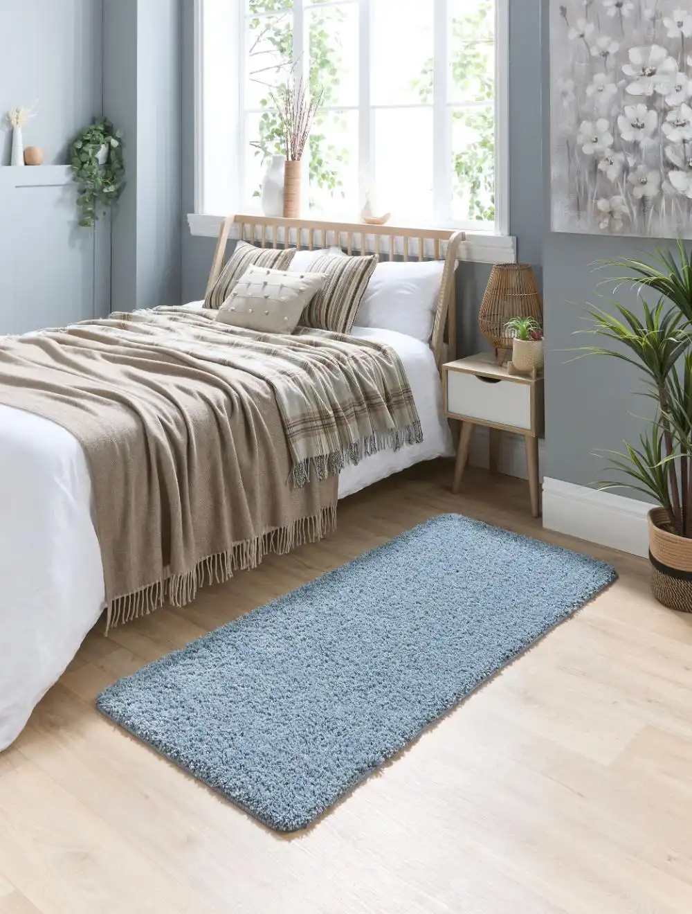 Buddy Washable Denim Rug - Image 2