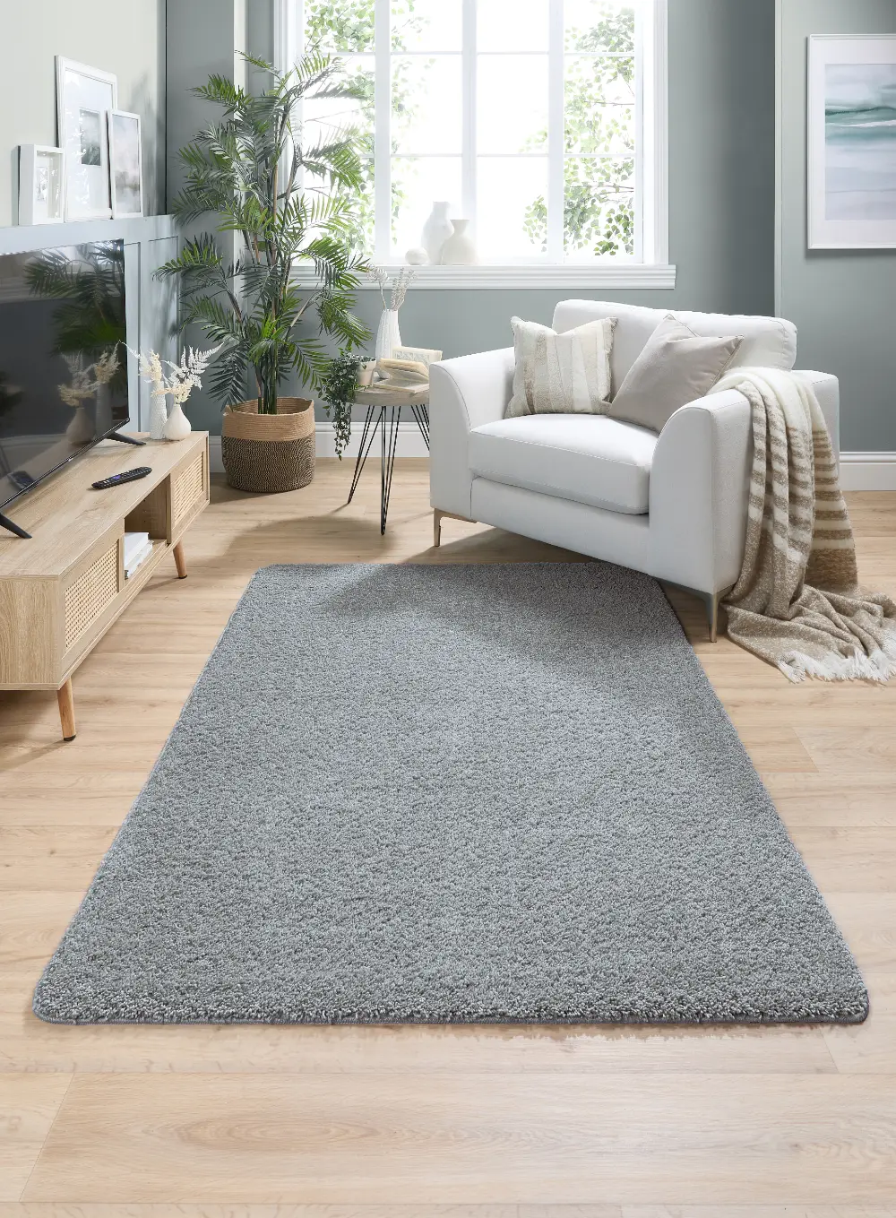 Buddy Washable Fleck Blue Mix