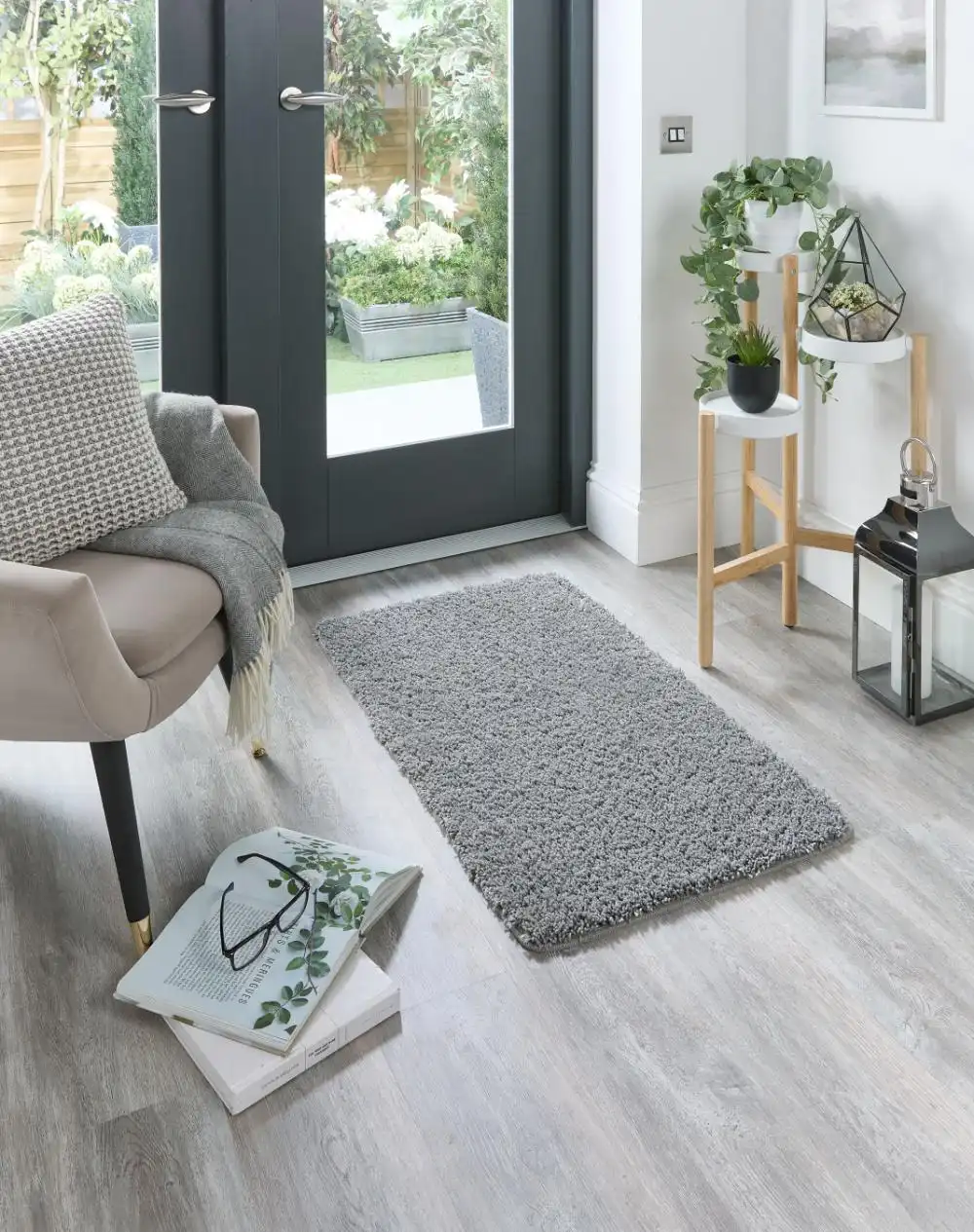 Buddy Washable Ghost Grey Rug - Image 2