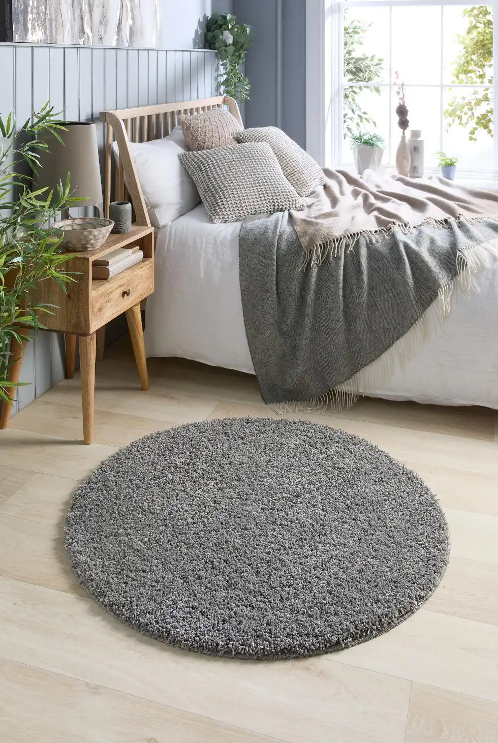 Buddy Washable Ghost Grey Rug - Image 6