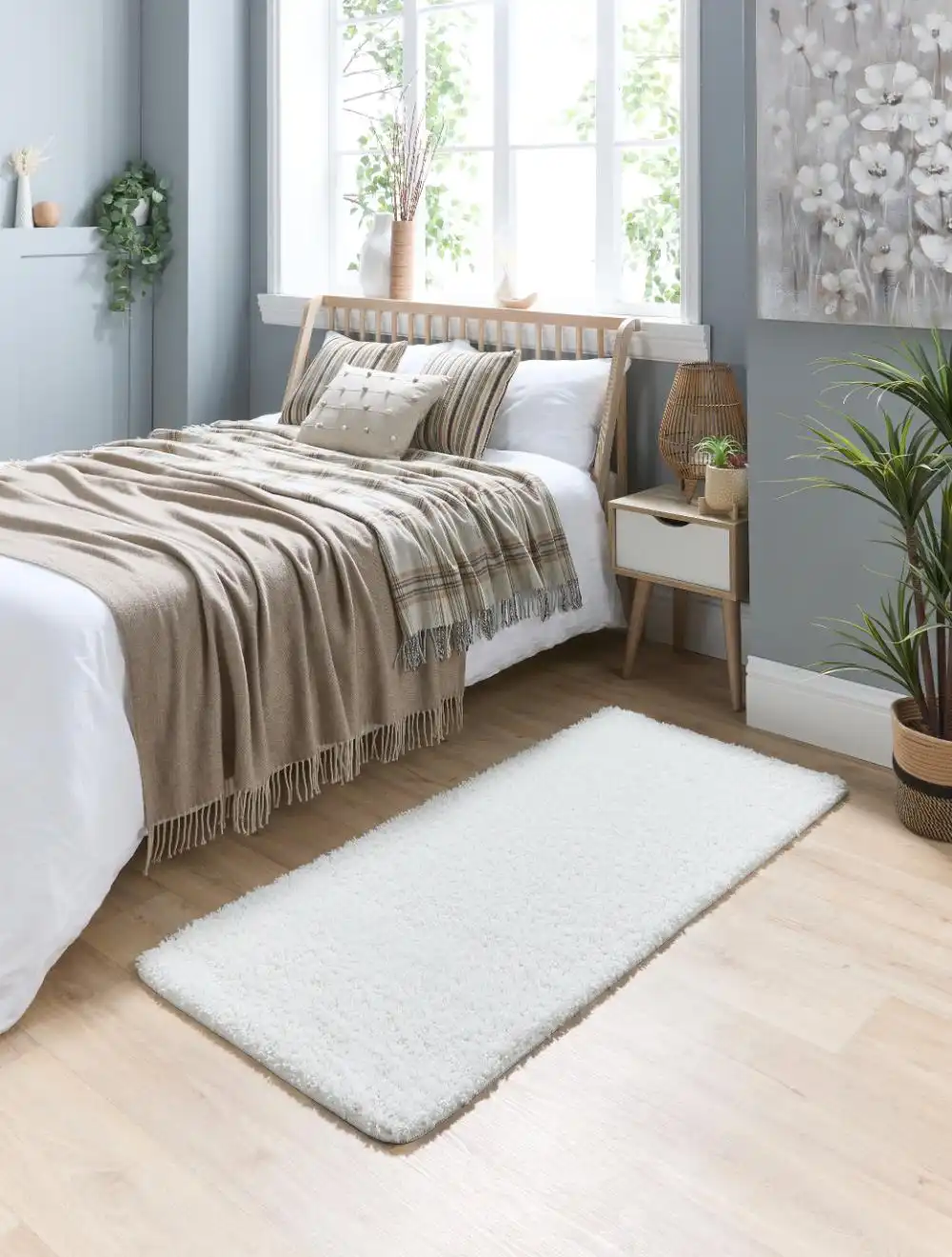 Buddy Washable Ivory Rug - Image 7