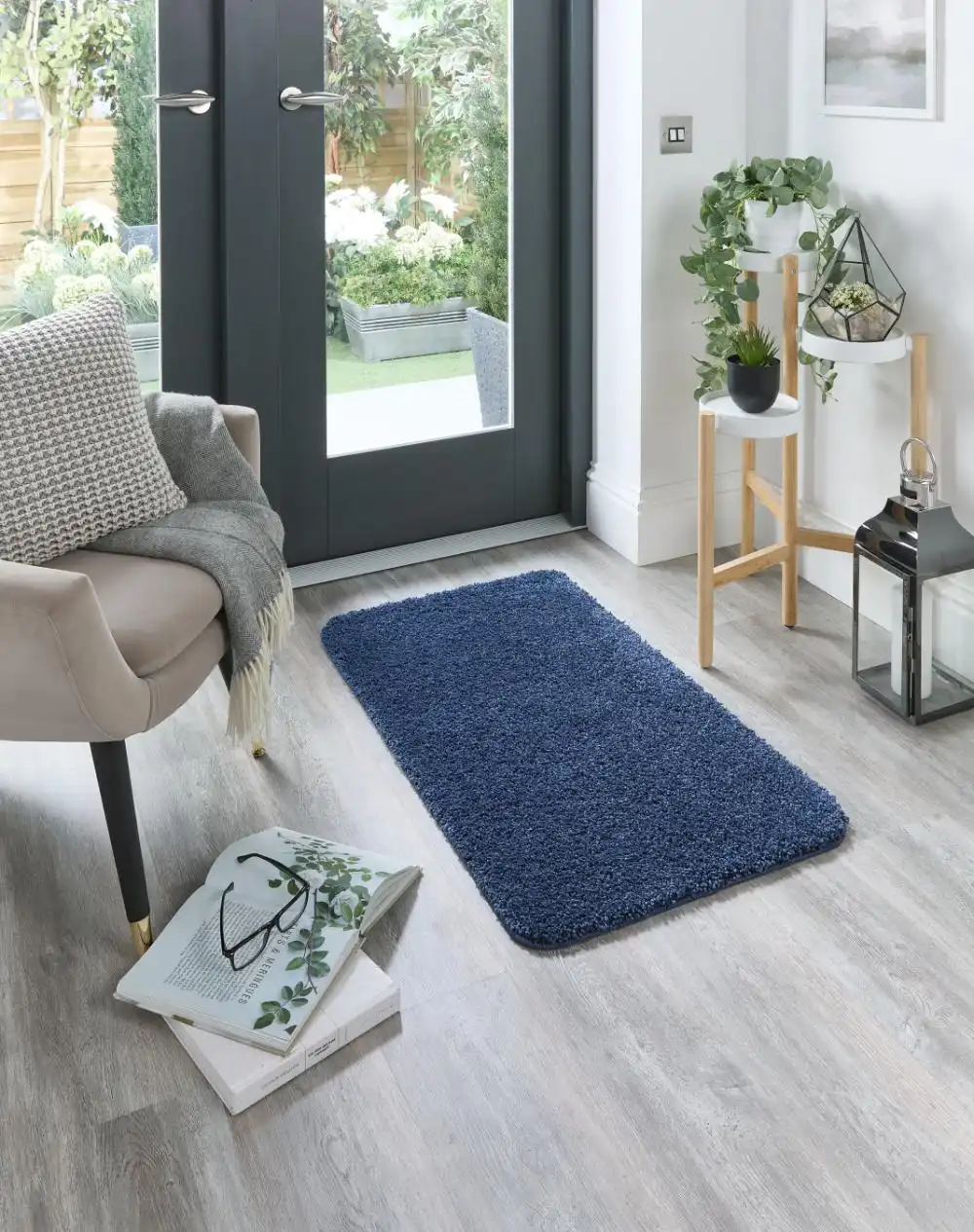 Buddy Washable Midnight Blue Rug - Image 3