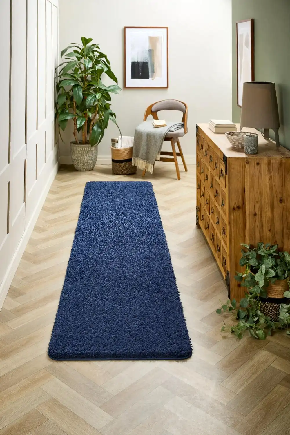 Buddy Washable Midnight Blue Rug - Image 4