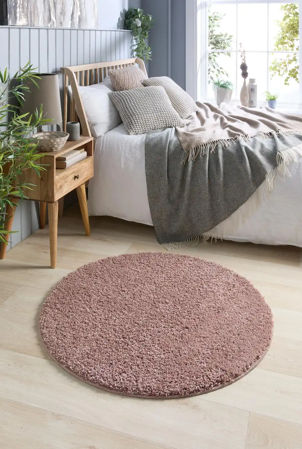 Buddy Washable Nude Pink Rug - Image 4