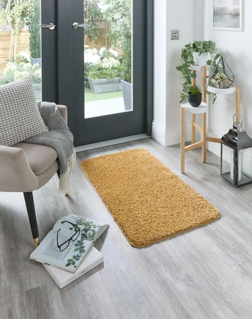 Buddy Washable Ochre Rug - Image 3