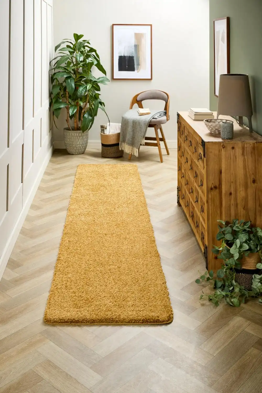 Buddy Washable Ochre Rug - Image 4