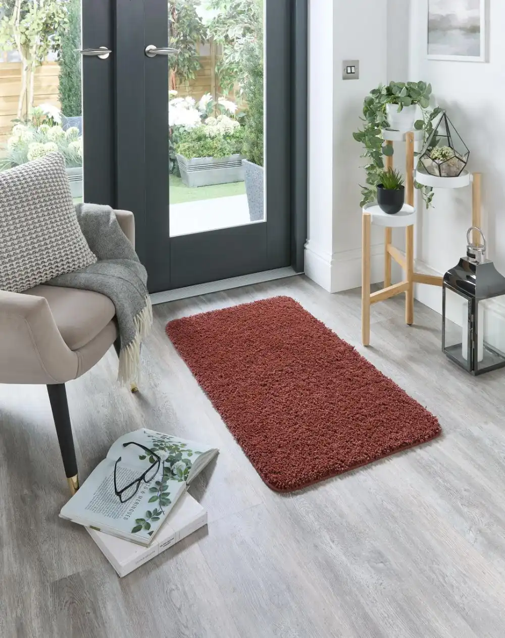 Buddy Washable Ox Red Rug - Image 2