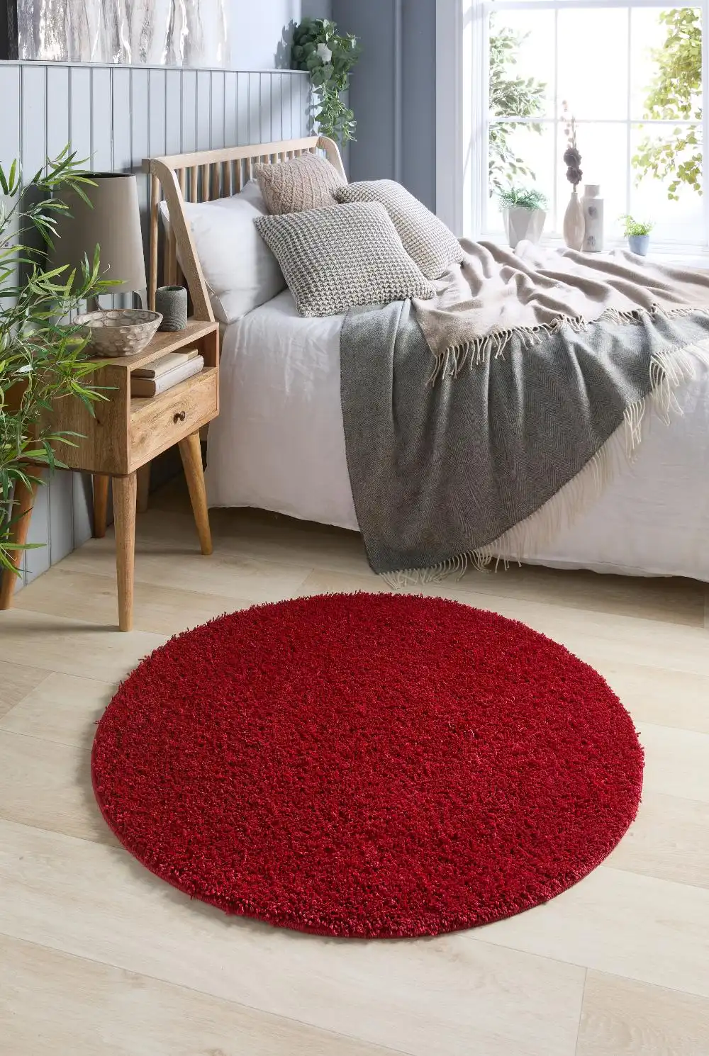 Buddy Washable Red Rug - Image 4